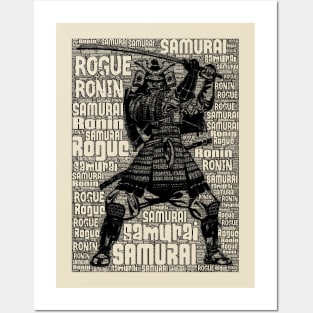 Samurai Rogue Ronin type Posters and Art